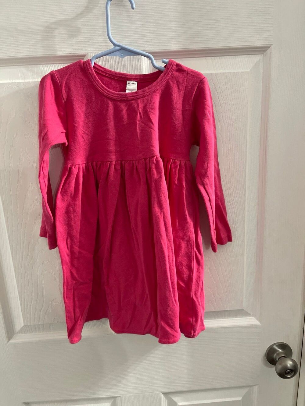 Monag Long Sleeve Dress Pink Size 4